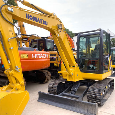 qualidade  Used Komatsu Excavator with 5300kg Working Weight 0.055 - 0.22m³ Bucket Capacity and 2.6/4.1km/h Walking Speed fábrica