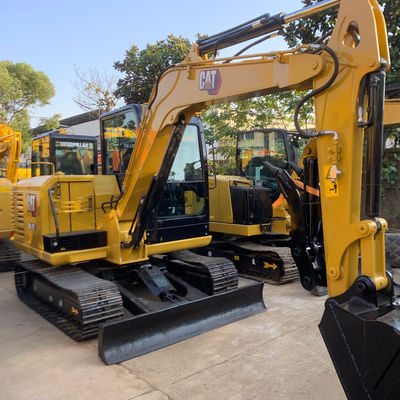Construção Amarelo Cat305 Excavadora de segunda mão Excavadora de lagarta usada 5400kg