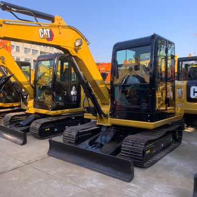 Construção Amarelo Cat305 Excavadora de segunda mão Excavadora de lagarta usada 5400kg