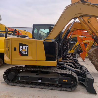 7210kg Excavadora CAT grande e usada de segunda mão Excavadora hidráulica de rastreamento CAT307