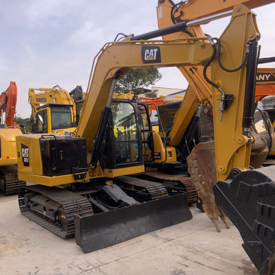 7210kg Excavadora CAT grande e usada de segunda mão Excavadora hidráulica de rastreamento CAT307