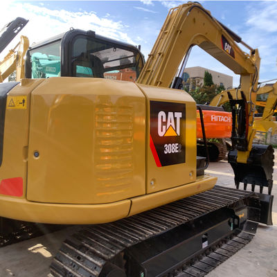 Potente amarelo hidráulico usado CAT Excavator Crawler Tipo 2o Excavadores de mão CAT308D