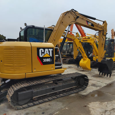 Potente amarelo hidráulico usado CAT Excavator Crawler Tipo 2o Excavadores de mão CAT308D