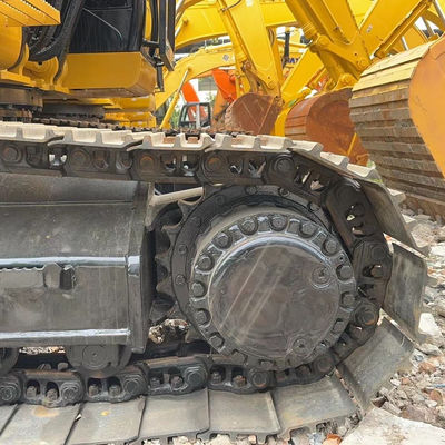 Excavadora CAT de segunda mão para uso agrícola Excavadora de retroescavadeira CAT325D Amarelo