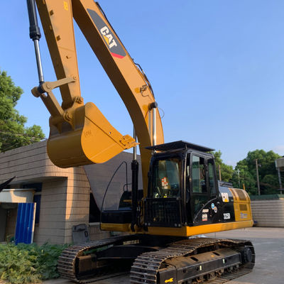 Excavadora CAT de segunda mão para uso agrícola Excavadora de retroescavadeira CAT325D Amarelo