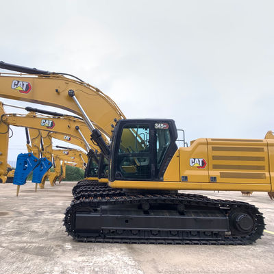 CAT345GC Máquina de escavadeira de segunda mão Engenharia de construção Excavadoras antigas