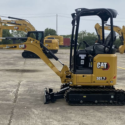 16.1kW Excavadora CAT Usada Mini Excavadoras Cat301.7 Segunda mão Operação suave