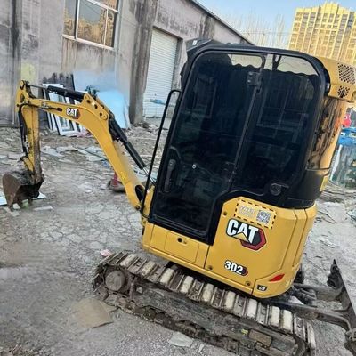 Manuseio de materiais Excavadora mini velha Excavadora Cat302 Máquinas de movimentação de terra