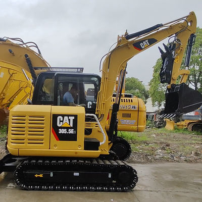 Cat 305 Mini escavadeiras usadas Excavadora de rastreamento 5400 kg Para exploração mineira