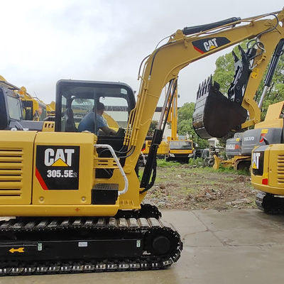 Cat 305 Mini escavadeiras usadas Excavadora de rastreamento 5400 kg Para exploração mineira