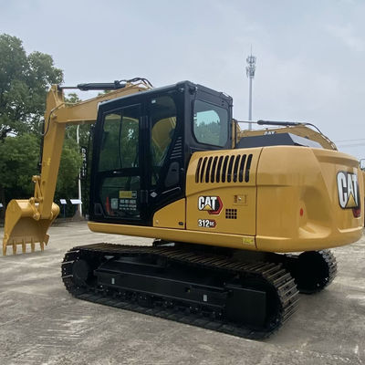 Máquinas hidráulicas de construção usadas Excavadoras de segunda mão CAT312gc 74.4kw Para mineração