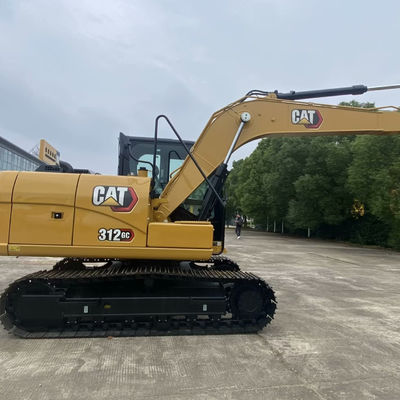 Máquinas hidráulicas de construção usadas Excavadoras de segunda mão CAT312gc 74.4kw Para mineração
