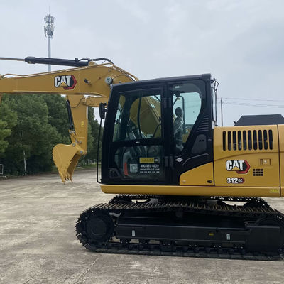 Máquinas hidráulicas de construção usadas Excavadoras de segunda mão CAT312gc 74.4kw Para mineração
