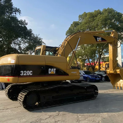 10T CAT320C Máquinas de construção usadas 2a mão Excavadora de lagarta 110kw