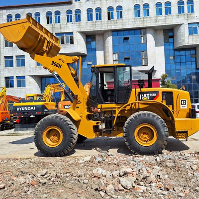 Construção Usado Carregador de retroescavadeira CAT 966H 6T Carga 2o Tractor de mão Carregador de retroescavadeira
