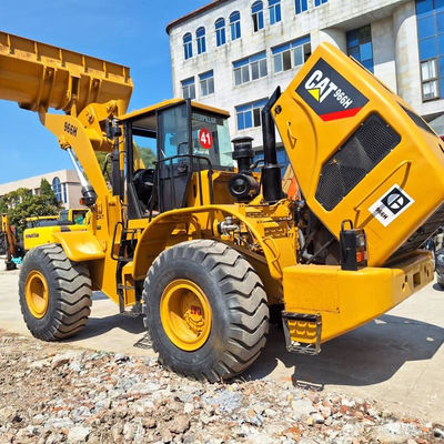 Construção Usado Carregador de retroescavadeira CAT 966H 6T Carga 2o Tractor de mão Carregador de retroescavadeira