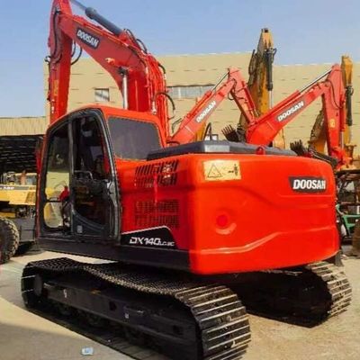 Usado Doosan DH140 12 toneladas Excavadora Crawler Máquina de movimentação de terra velha