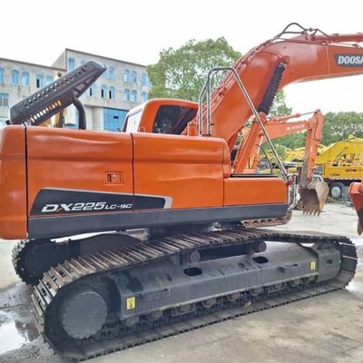 Equipamento de escavação usado DOOSAN Excavadora hidráulica DH225