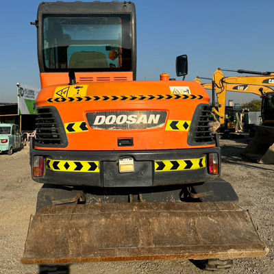 48KW Usado DOOSAN máquina de escavadeira Doosan DX60W Hydraulic Crawler Excavator 5550 kg