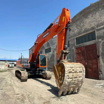 Excavadora usada Doosan DX340 Equipamento de escavação de terra de segunda mão