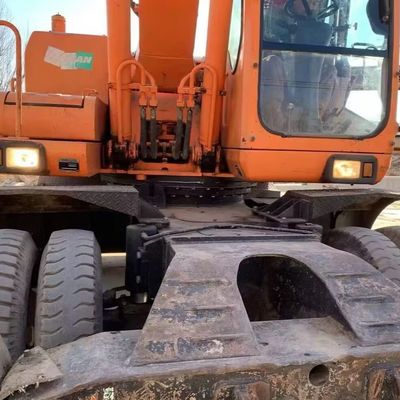 Doosan 210w-7 Excavadora de Roda Usada Excavadora 115kW Para Indústria de Minas