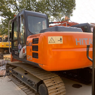 93 KW Excavadora usada Hitachi Zx120 Excavadora de segunda mão
