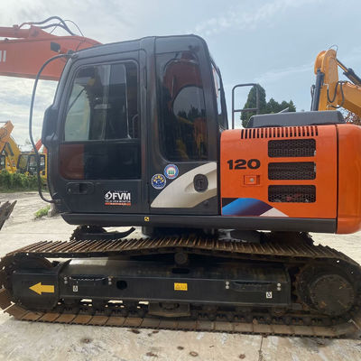 Hitachi ZX120 Excavadora de tipo Crawler Usada Excavadora de segunda mão 12 toneladas