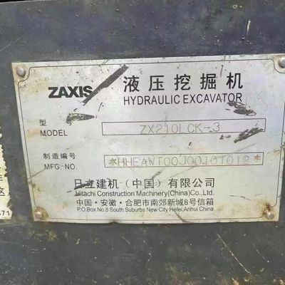 Mini-excavadora hidráulica usada HITACHI Zax210 para trabalhos de demolição