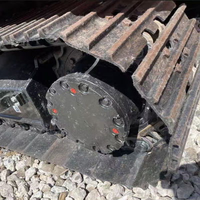 Máquina de escavadeira usada Hitachi ZX120 para construção urbana