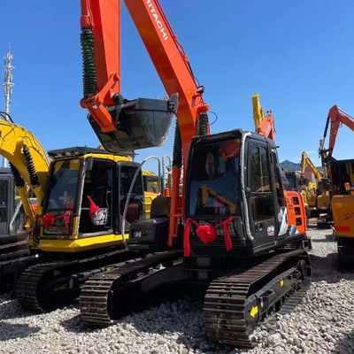 Máquina de escavadeira usada Hitachi ZX120 para construção urbana