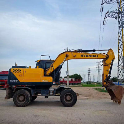 Hyundai 150w-9 Equipamento usado de escavadeira Hyundai para construção de estradas