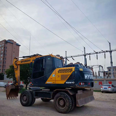 Hyundai 150w-9 Equipamento usado de escavadeira Hyundai para construção de estradas