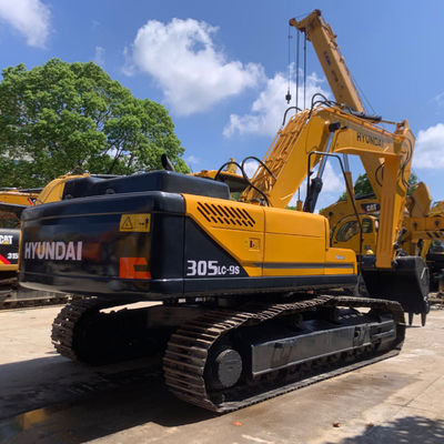 30200kg Usado Hyundai Excavator HYUNDAI 305LC-9S 198KW Máquina de Excavadora Crawler