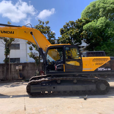 30200kg Usado Hyundai Excavator HYUNDAI 305LC-9S 198KW Máquina de Excavadora Crawler