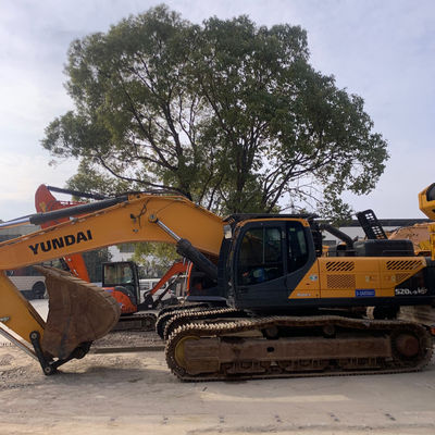 Excavadora hidráulica grande usada HYUNDAI 520L-9 Crawler Tipo 52170kg