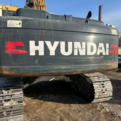 Amarela Hyundai 305 Excavatora Usada Excavadora 198kw 1900rpm Máquina de Construção de Segunda Mão