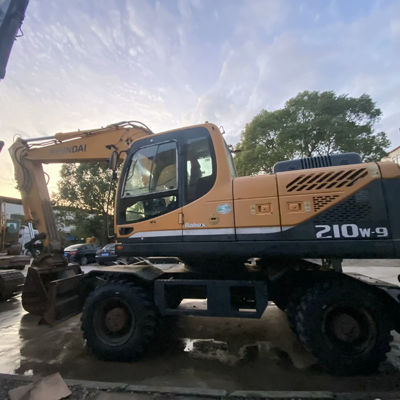 Hyundai 210W-9 Excavadora de rodas usadas Hyundai equipamento de construção 20560kg