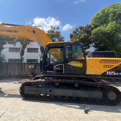 125KW Usado Hyundai Excavator Hyundai 305lc-9s Excavador hidráulico Crawler Amarelo Cor