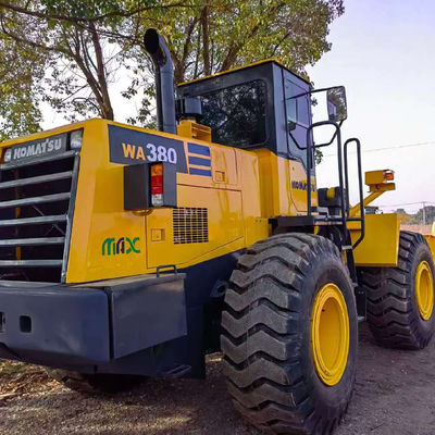 Carga pesada 146kW Komatsu WA380 Carregador de rodas usado 5 toneladas Carga para agricultura