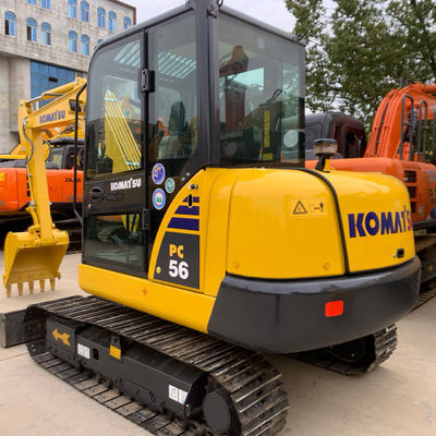 Excavadora Komatsu Pc56 de segunda mão de alta eficiência operacional