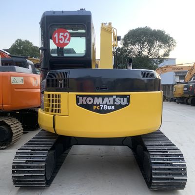 Excavadora Komatsu usada Pc78 7,67 toneladas Excavadora de segunda mão para construção