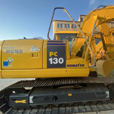 Excavadora mini usada Komatsu Pc130 Equipamento de excavadora de segunda mão para construção
