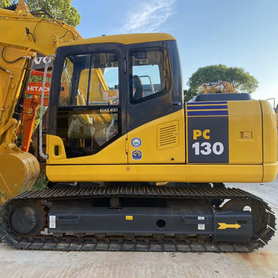Excavadora mini usada Komatsu Pc130 Equipamento de excavadora de segunda mão para construção