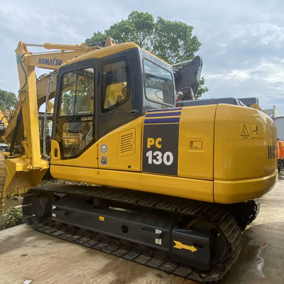 Excavadora mini usada Komatsu Pc130 Equipamento de excavadora de segunda mão para construção