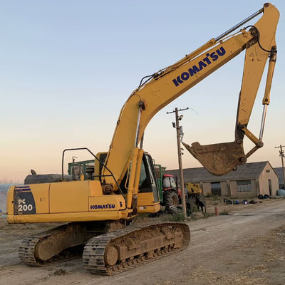 Comatsu PC200-8MO Excavadora usada de 40 toneladas Excavadora de mineração Komatsu 103kw 2000rpm