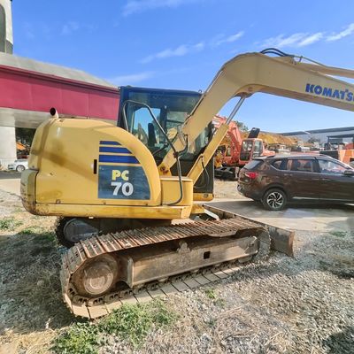 Mini Excavadora Industrial Hidráulica Usada Excavadora Komatsu 70 6500 KG Carga Pesada
