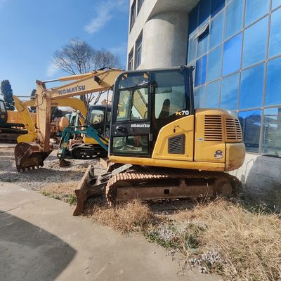Mini Excavadora Industrial Hidráulica Usada Excavadora Komatsu 70 6500 KG Carga Pesada