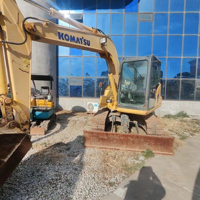 Mini Excavadora Industrial Hidráulica Usada Excavadora Komatsu 70 6500 KG Carga Pesada