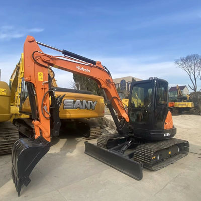 Mini Excavadora de Construção Usada Kubota 161-3 5675kg Para Engenharia de Construção