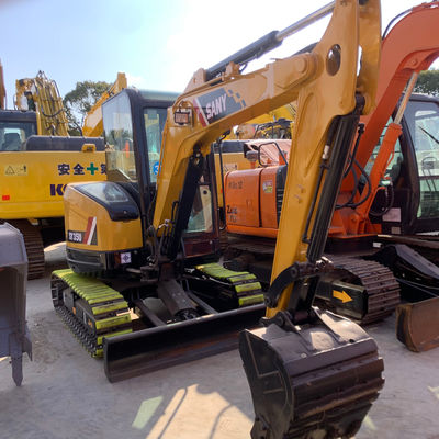 Terra em movimento usado SANY 35U Excavador Excavador água de resfriamento Amarelo